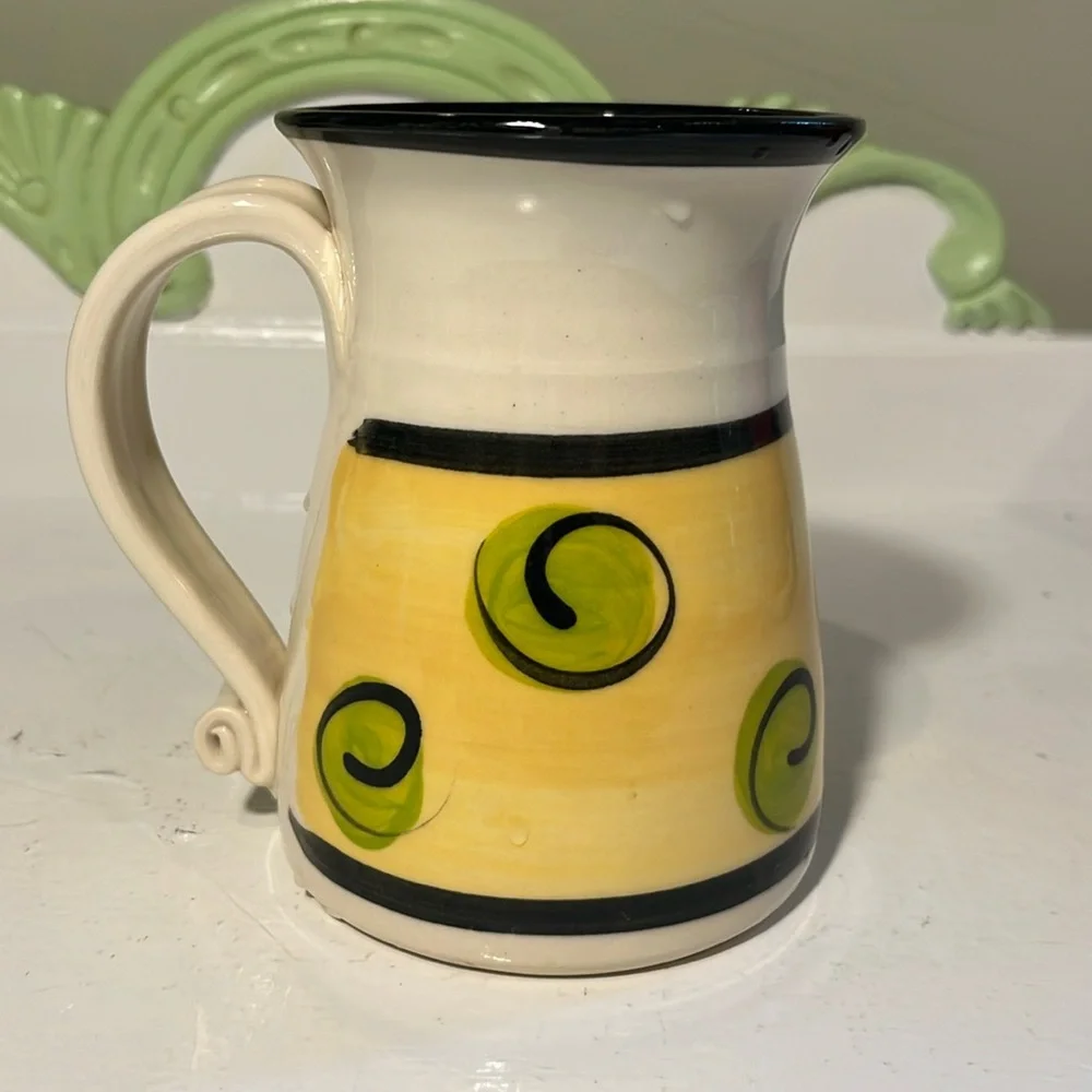Su Chi Pottery Handcrafted Mug Rare Find